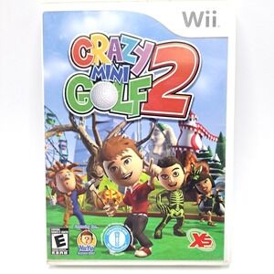 Nintendo‎ Wii Crazy Mini Golf 2 Video Game Disc Case Manual Complete Tested